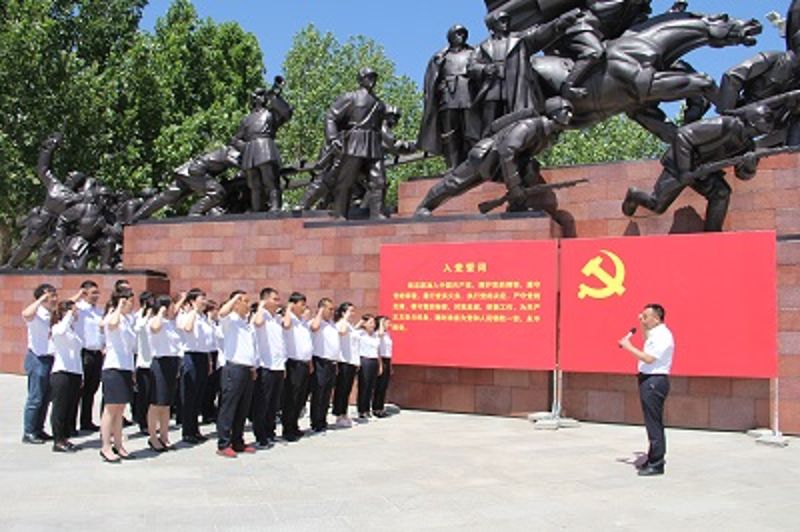 華北公司、天津公司重溫入黨誓詞