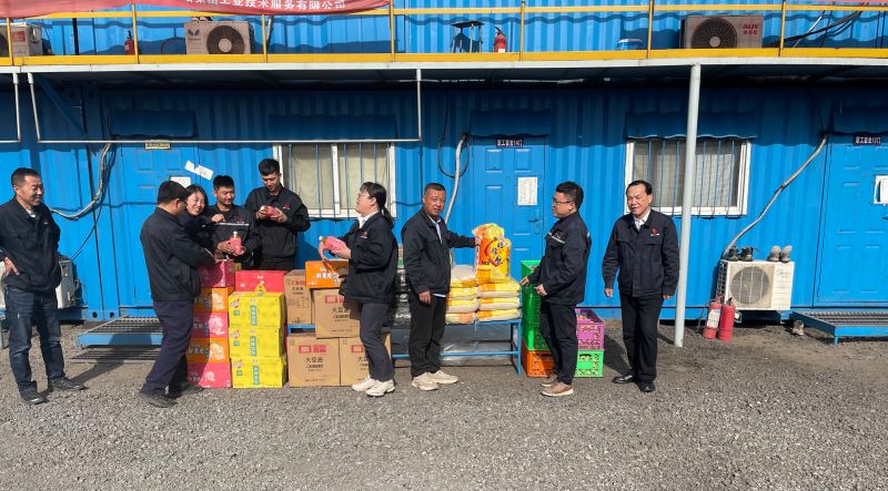 施工現(xiàn)場調(diào)研、慰問